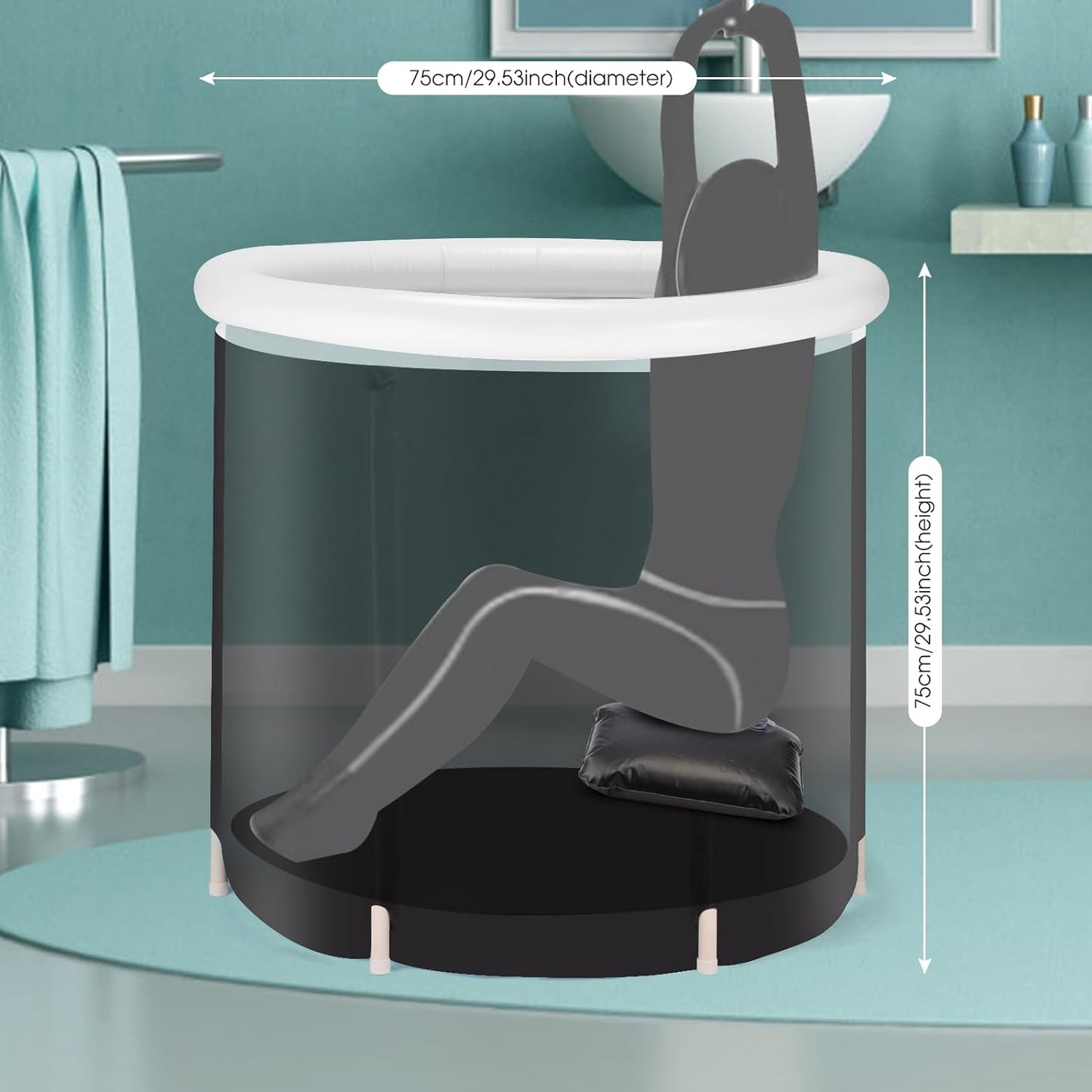 Cold water therapy ,bathtub,  Foldable ,Outdoor Portable