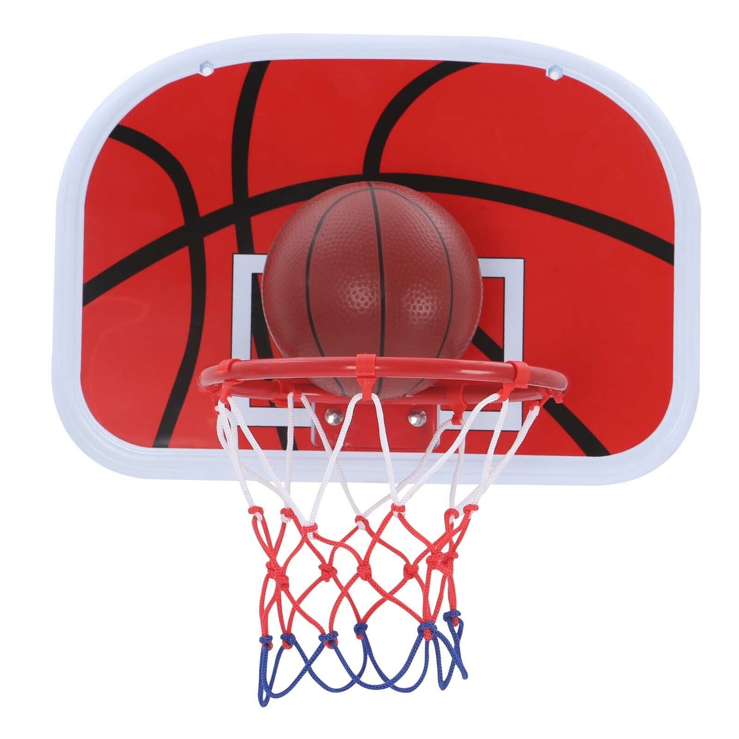 180cm High Free Adjustable Standing Basketball Hoop Net Backboard Stand Set
