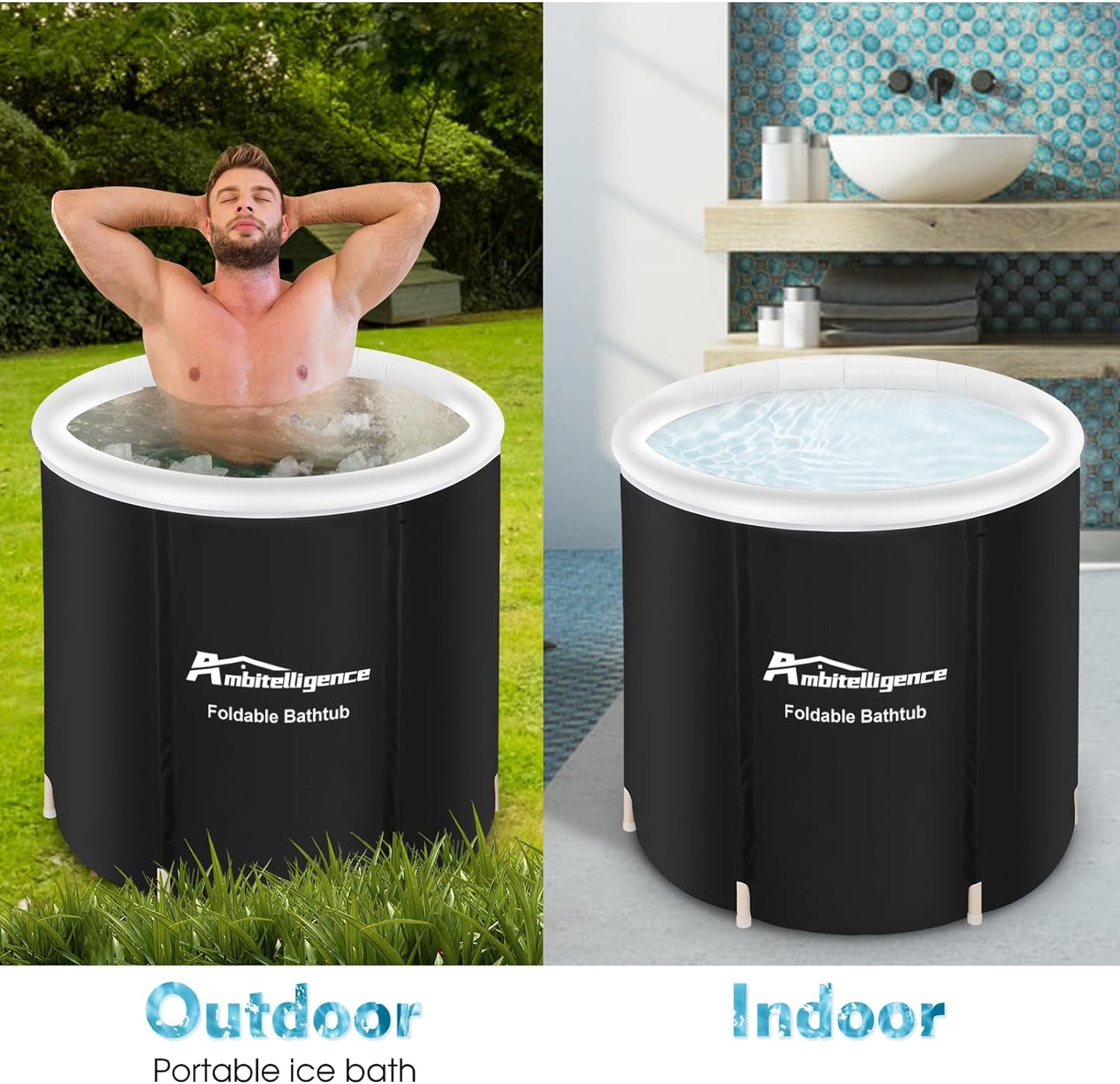 Cold water therapy ,bathtub,  Foldable ,Outdoor Portable